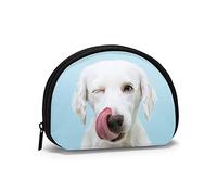 Divertido Labrador, Cartera, Bolsa de Maquillaje, Bolsa de Almacenamiento para Mujer, Monedero pequeño, Bolsa de Cambio de Carcasa