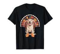 Divertido Labrador Retriever Dog Pavo Arte de Acción de Gracias Camiseta