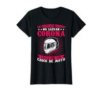 Divertido Las Verdaderas Princesas Llevan Un Casco De Moto Camiseta
