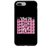 Divertido Lazo con Forma de Coqueta Rosa para niña, mamá, con Forma de Flamenco, con Forma de Lazo, con Forma de flockers Carcasa para iPhone 7 Plus/8 Plus