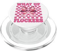 Divertido Lazo con Forma de Coqueta Rosa para niña, mamá, con Forma de Flamenco, con Forma de Lazo, con Forma de flockers PopSockets PopGrip para MagSafe
