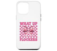 Divertido Lazo con Forma de Coqueta Rosa para niña, mamá, con Forma de Flamenco, con Forma de Lazo, con Forma de flockers Carcasa para iPhone 12 Pro MAX