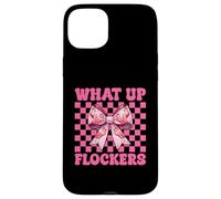 Divertido Lazo con Forma de Coqueta Rosa para niña, mamá, con Forma de Flamenco, con Forma de Lazo, con Forma de flockers Carcasa para iPhone 15 Plus