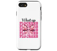 Divertido Lazo con Forma de Coqueta Rosa para niña, mamá, con Forma de Flamenco, con Forma de Lazo, con Forma de flockers Carcasa para iPhone SE (2020) / 7/8