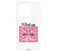 Divertido Lazo con Forma de Coqueta Rosa para niña, mamá, con Forma de Flamenco, con Forma de Lazo, con Forma de flockers Carcasa para iPhone 15 Pro
