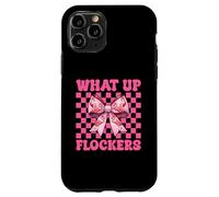 Divertido Lazo con Forma de Coqueta Rosa para niña, mamá, con Forma de Flamenco, con Forma de Lazo, con Forma de flockers Carcasa para iPhone 11 Pro