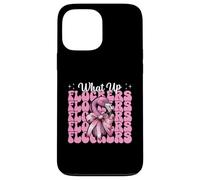 Divertido Lazo con Forma de Coqueta Rosa para niña, mamá, con Forma de Flamenco, con Forma de Lazo, con Forma de flockers Carcasa para iPhone 13 Pro MAX