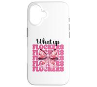 Divertido Lazo con Forma de Coqueta Rosa para niña, mamá, con Forma de Flamenco, con Forma de Lazo, con Forma de flockers Carcasa para iPhone 16