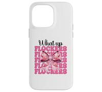 Divertido Lazo con Forma de Coqueta Rosa para niña, mamá, con Forma de Flamenco, con Forma de Lazo, con Forma de flockers Carcasa para iPhone 14 Pro MAX