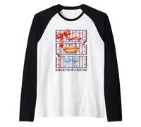 Divertido Lazo de Coqueta patriótica Bad Day to Be A Hot Dog Camiseta Manga Raglan