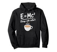 Divertido Leche Café Física Matemáticas Meme Mañana Cafeína Sudadera con Capucha