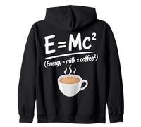 Divertido Leche Café Física Matemáticas Meme Mañana Cafeína Sudadera con Capucha