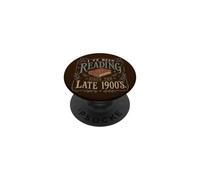Divertido Lector Amante de los Libros Desde Finales de 1900 PopSockets PopGrip Adhesivo