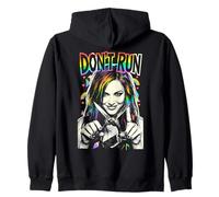 Divertido Lesbianas No Corre con Tijeras Sapphic Orgullo Gay LGBT Sudadera con Capucha