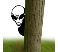 Divertido Letrero Metálico De Extraterrestre Con El Dedo Medio Asomando, 2025. Adorno De Pared Hecho a Mano, Resistente a La Intemperie, Para Patio, Cerca O árbol. Regalo Para Amantes(Alien,M)