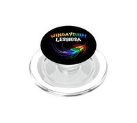Divertido LGBT Lesbianas Amor Wingaydium Lesbiosa PopSockets PopGrip para MagSafe