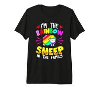 Divertido LGBTQI Soy La Oveja Arco Iris En La Familia Orgullo Gay Camiseta Premium