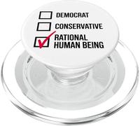 Divertido Libertario Político Junki Racional Ser Humano Votante PopSockets PopGrip para MagSafe