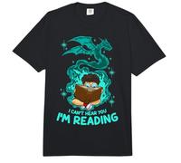Divertido Libro de fantasía de Lectura Dragon Can't Hear You I'm Reading Comfort Colors Adult Heavyweight T-Shirt