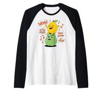 Divertido Limón en Pera, ¡Estamos a Medio Camino! Camiseta Manga Raglan