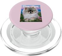 Divertido Lindo pompón mamá Perro Cachorro Pomerania Divertido PopSockets PopGrip para MagSafe
