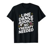 Divertido Line Dance Adicto Line Dancing Camiseta