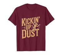 Divertido Line Dancing Country Music Line Dance Camiseta, Hombre, Granate, S