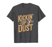 Divertido Line Dancing Country Music Line Dance Camiseta, Hombre, Jaspeado Oscuro, S