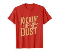 Divertido Line Dancing Country Music Line Dance Camiseta, Hombre, Rojo, S