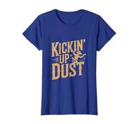 Divertido Line Dancing Country Music Line Dance Camiseta, Mujer, Azul Real, S