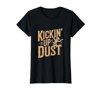 Divertido Line Dancing Country Music Line Dance Camiseta, Mujer, Negro, S