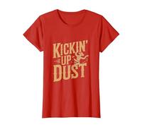 Divertido Line Dancing Country Music Line Dance Camiseta, Mujer, Rojo, S