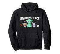 Divertido líquido Paciencia café Moka Pot Kawaii Dibujos Animados Arte Sudadera con Capucha