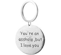 Divertido llavero regalo novio eres un , pero te amo amantes, llavero colgante romántico llavero regalos de San Valentín Durable And Clever