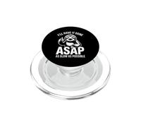 Divertido lo Antes Posible Lo más Lento Posible Diciendo Perezoso PopSockets PopGrip para MagSafe