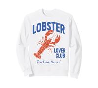 Divertido Lobster Lover Club Retro Mariscos Verano Playa Vacaciones Sudadera