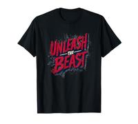 Divertido Logotipo de Unleash The Beast Emblem Camiseta
