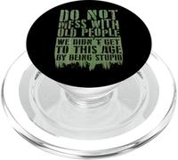 Divertido Los Ancianos no se meten con la Tercera Edad PopSockets PopGrip para MagSafe