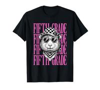 Divertido Maestro de Quinto Grado Conejillo de Indias Estudiantes de Regreso a Clases Camiseta gráfica económica