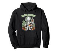 Divertido Maestro Jardinero con Calavera Feliz Sudadera con Capucha