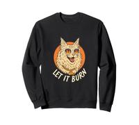 Divertido Maine Coon Let It Burn Cool Cat Sudadera