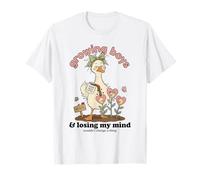 Divertido Mamá De Chicos Creciendo 3 Niño Mamá Ganso Humor Mamá Camiseta
