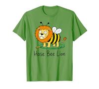 Divertido Manguera Abeja León Parodia Visual Wordplay Animal Juego de Palabras Meme Camiseta
