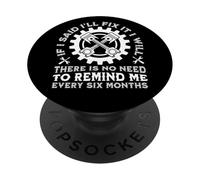 Divertido manitas mecánico papá si Digo Que lo arreglaré, lo haré PopSockets PopGrip Adhesivo