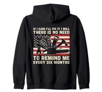 Divertido manitas mecánico papá si Digo Que lo arreglaré, lo haré Sudadera con Capucha