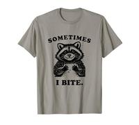 Divertido Mapache a Veces muerdo Humor Nostalgia 90s Vintage Camiseta