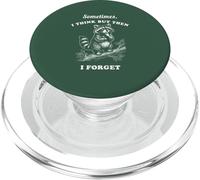 Divertido Mapache a Veces pienso y Luego olvido gráfico Vintage PopSockets PopGrip para MagSafe