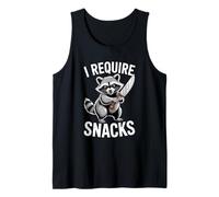 Divertido Mapache con ganas de Picar, Salvaje, Basura Panda Camiseta sin Mangas