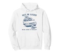 Divertido Mapache Entrar en Perdedor Vamos a Terapia sarcástica Sudadera con Capucha