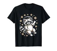 Divertido Mapache Espacial Mapache Astronomía Astronautas Camiseta